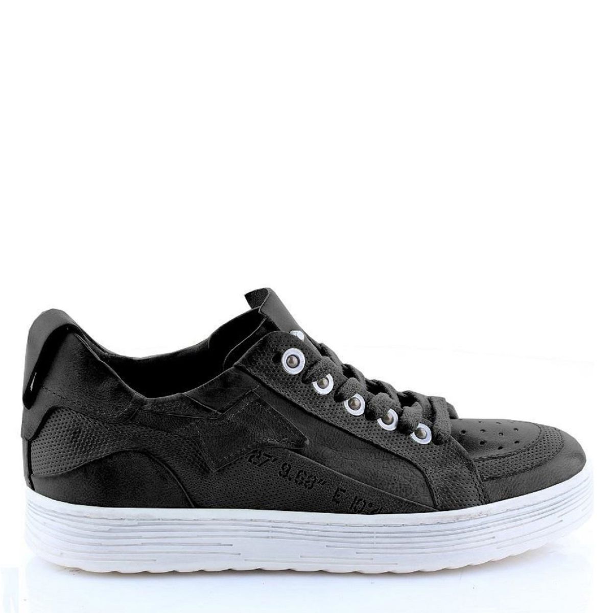 AS 98 - Zapatilla Urbana Mujer Cuero Negro As 98