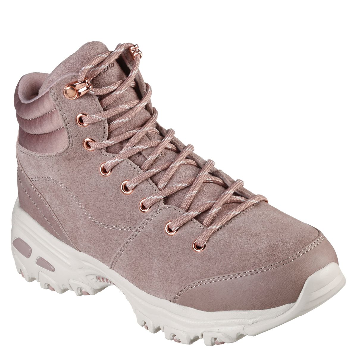 SKECHERS - Skechers Botin mujer cuero rosado