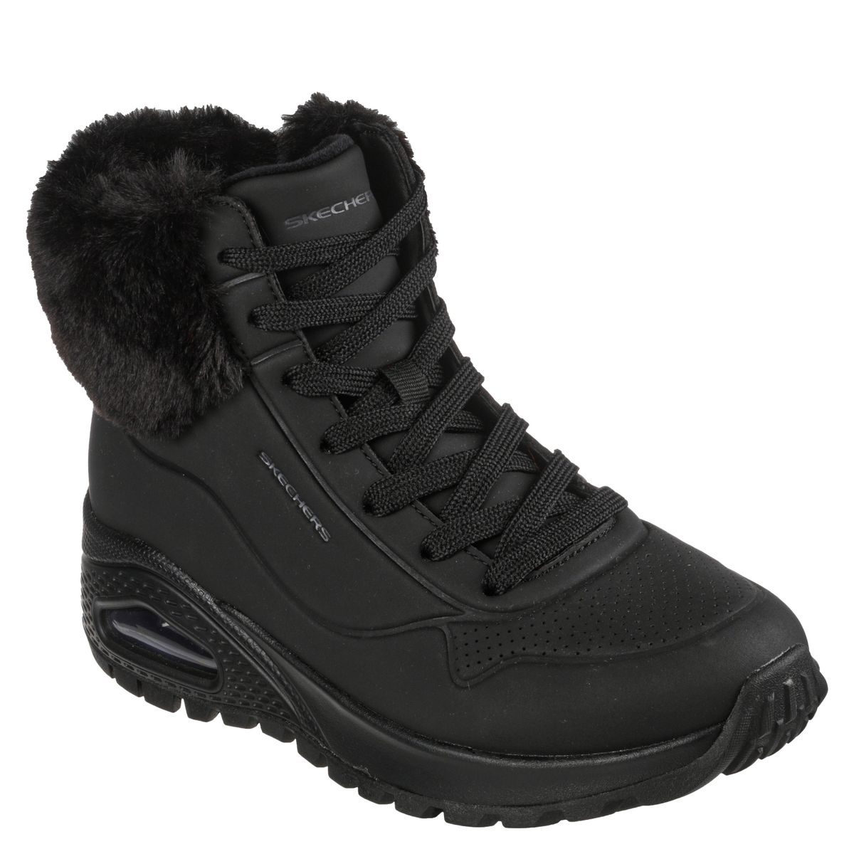 SKECHERS - Skechers Botin mujer negro