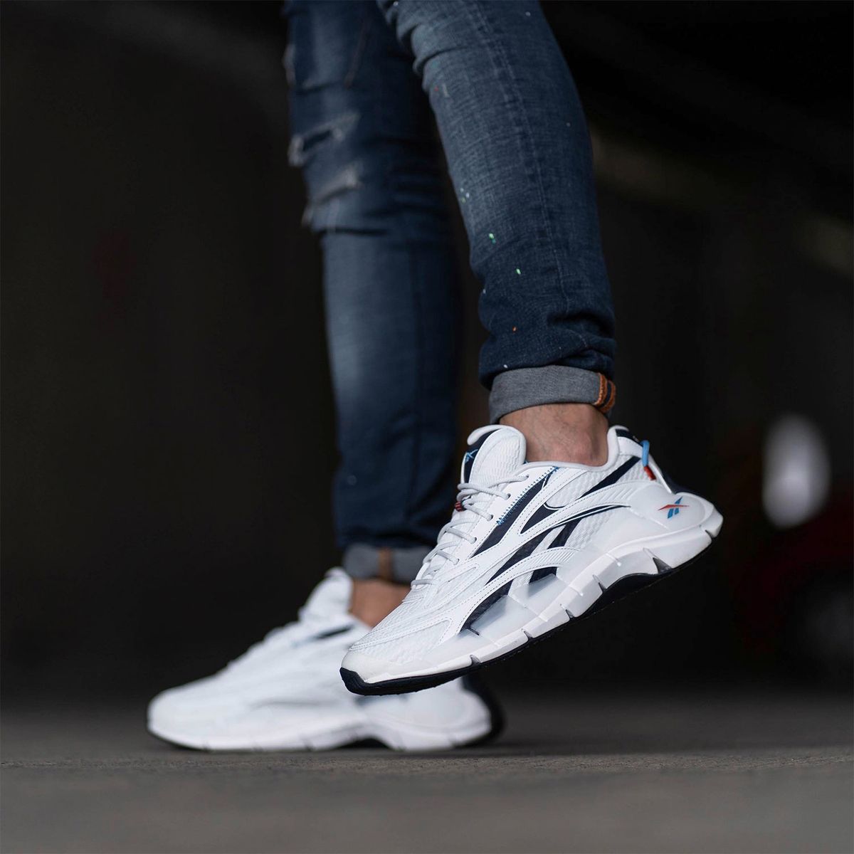 REEBOK - Reebok Zig kinetica 2.5zapatilla running hombre blanco