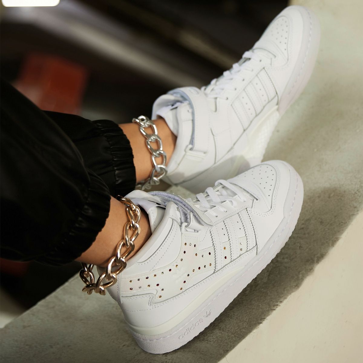 ADIDAS ORIGINALS - Forum Mid Zapatilla Urbana Mujer Blanco Adidas Originals