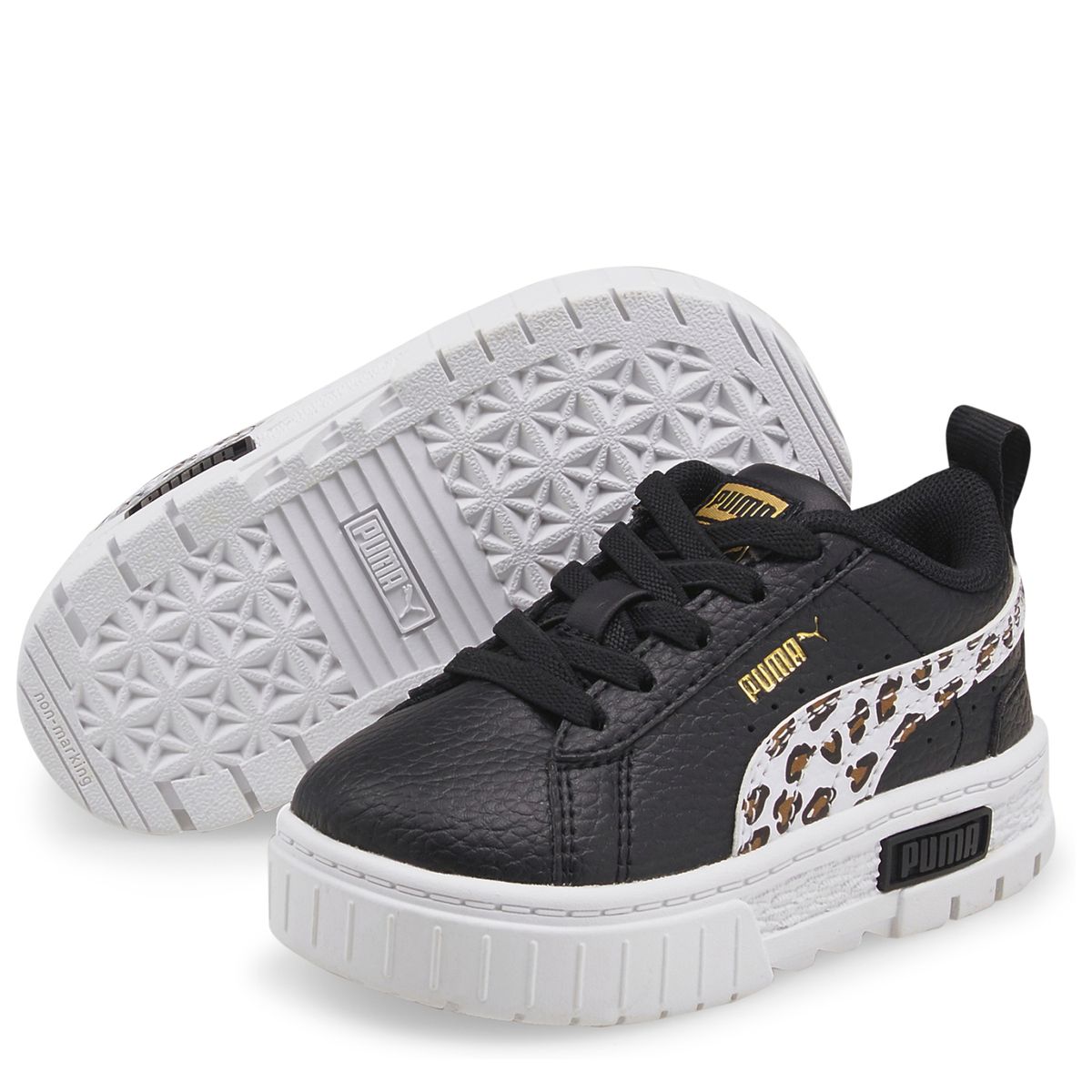 PUMA - Mayze Wild AC Inf Zapatilla Urbana Niña Negro