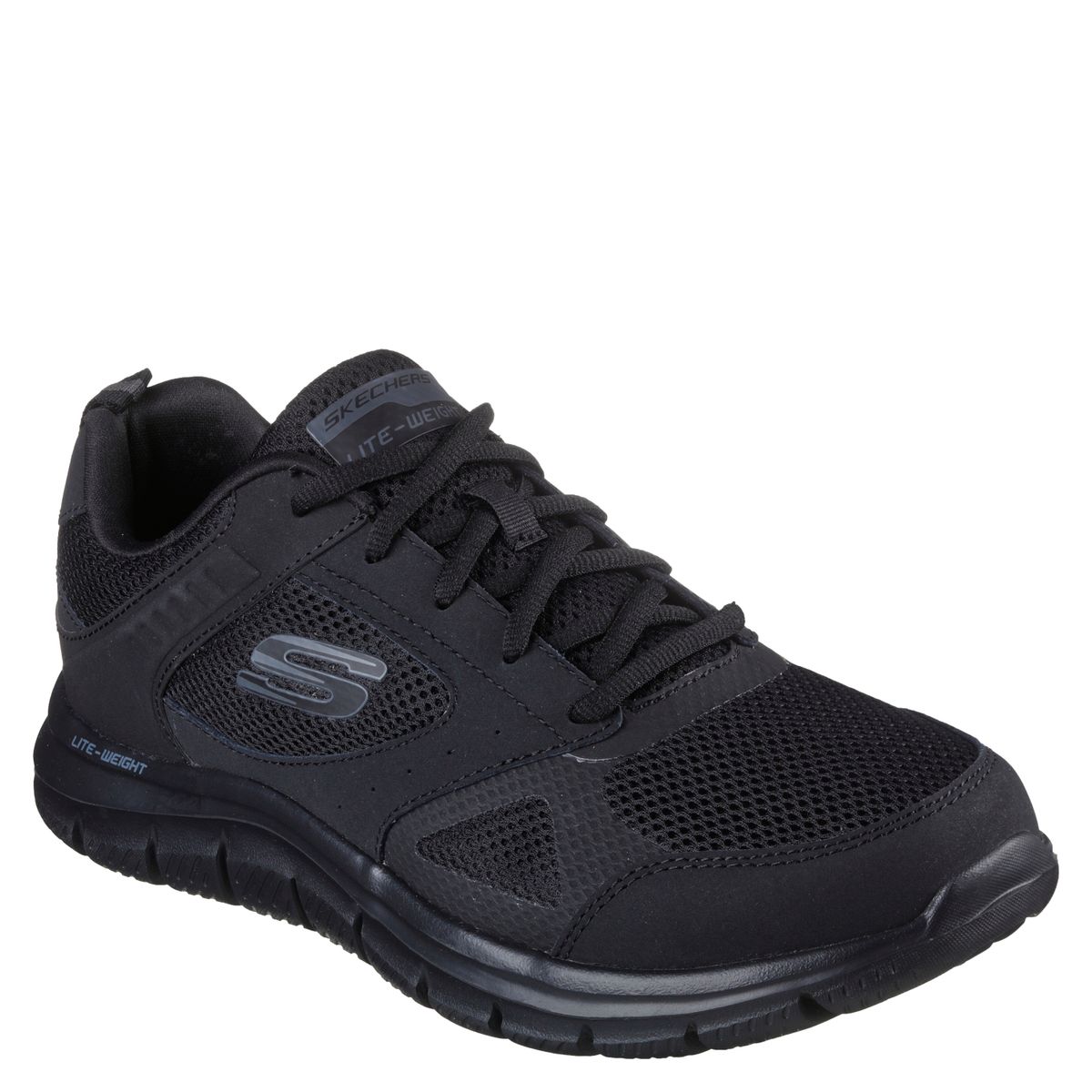 SKECHERS - Zapatilla Urbana Hombre Cuero Negro Skechers