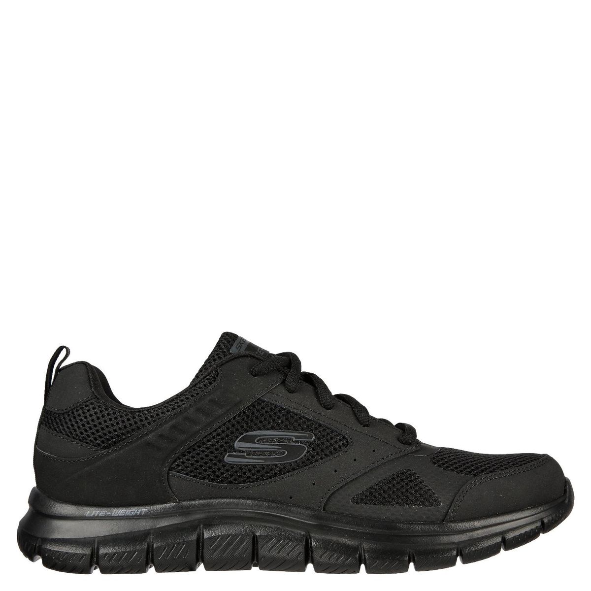 SKECHERS - Zapatilla Urbana Hombre Cuero Negro Skechers