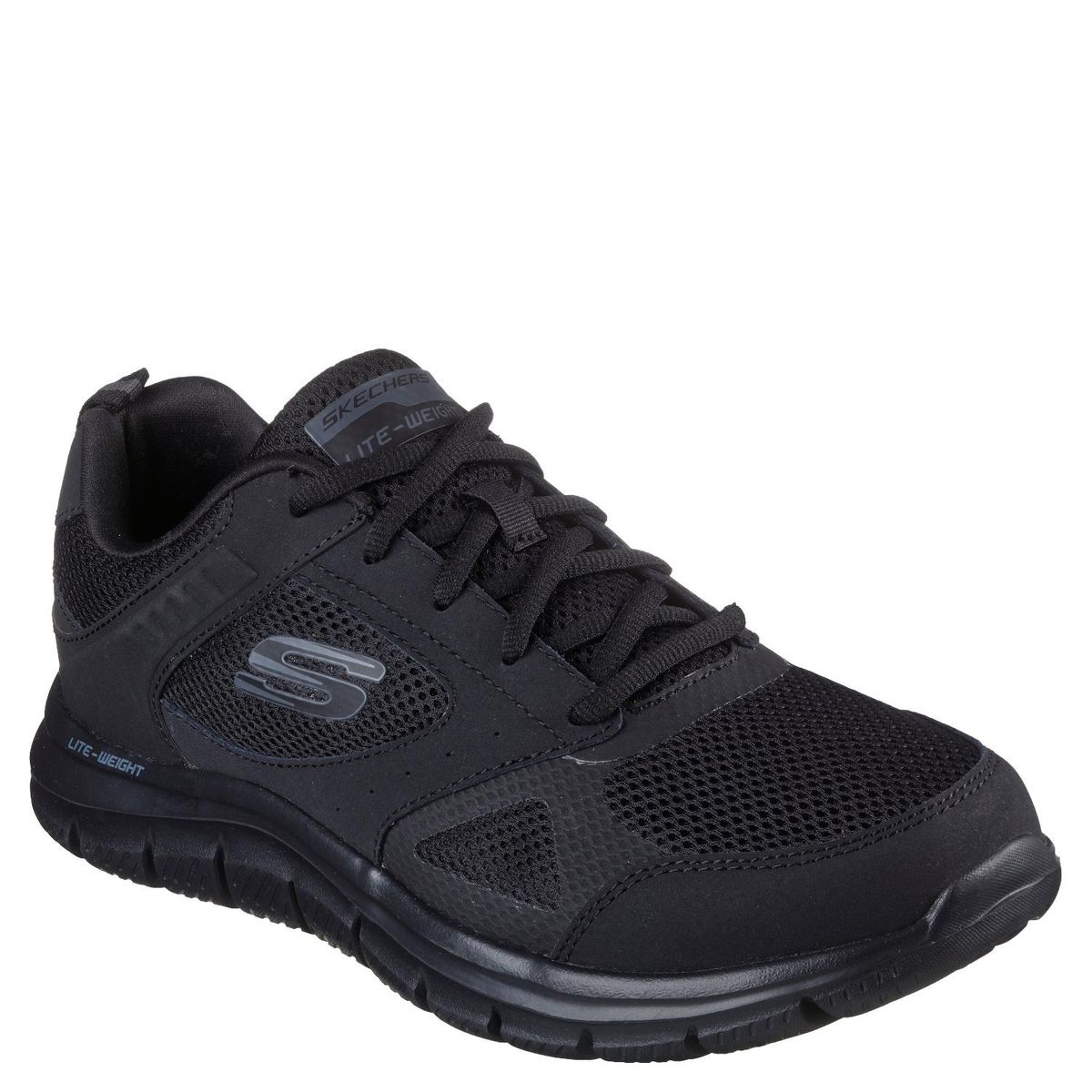 SKECHERS - Zapatilla Urbana Hombre Cuero Negro Skechers