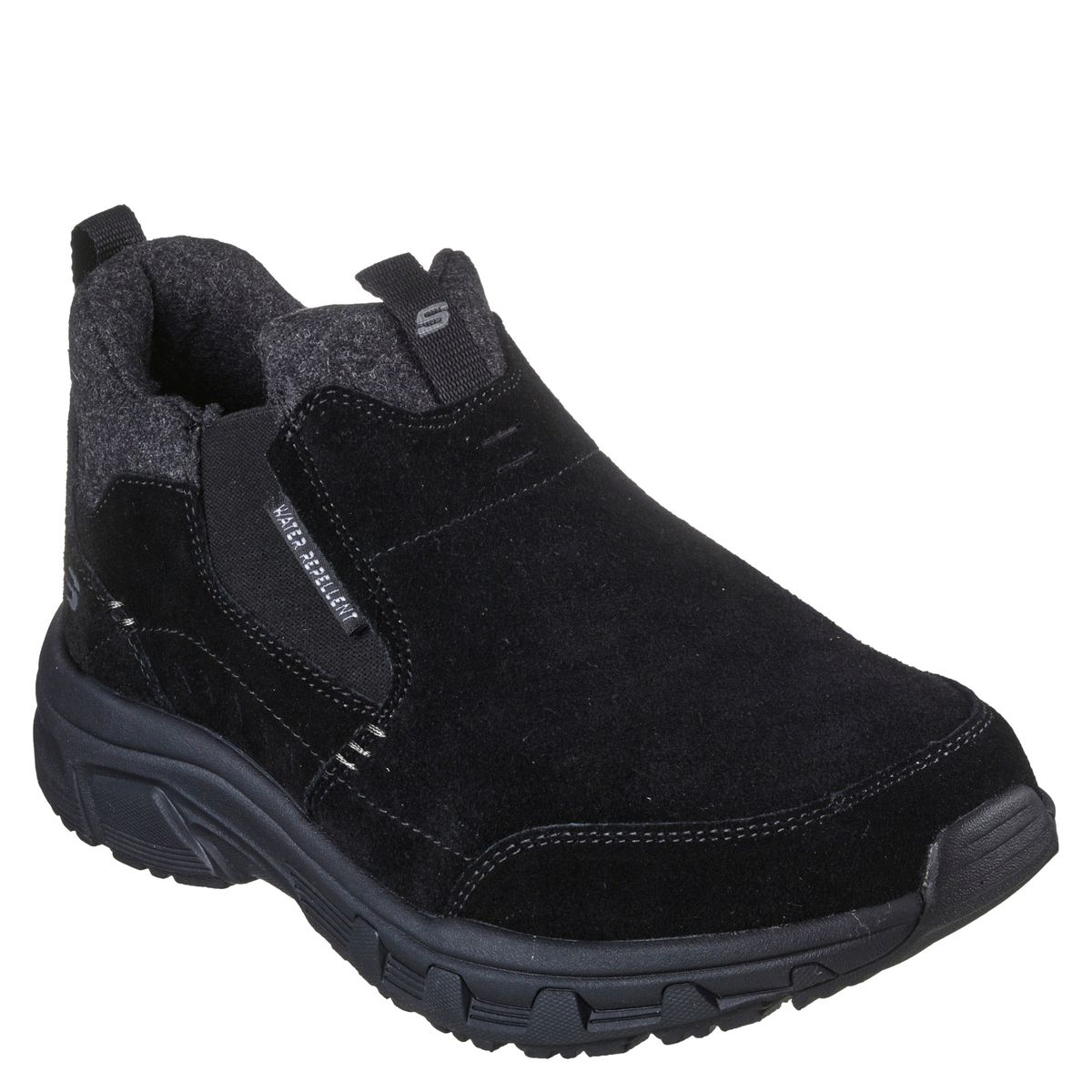 SKECHERS - Zapatilla Urbana Hombre Cuero Negro Skechers