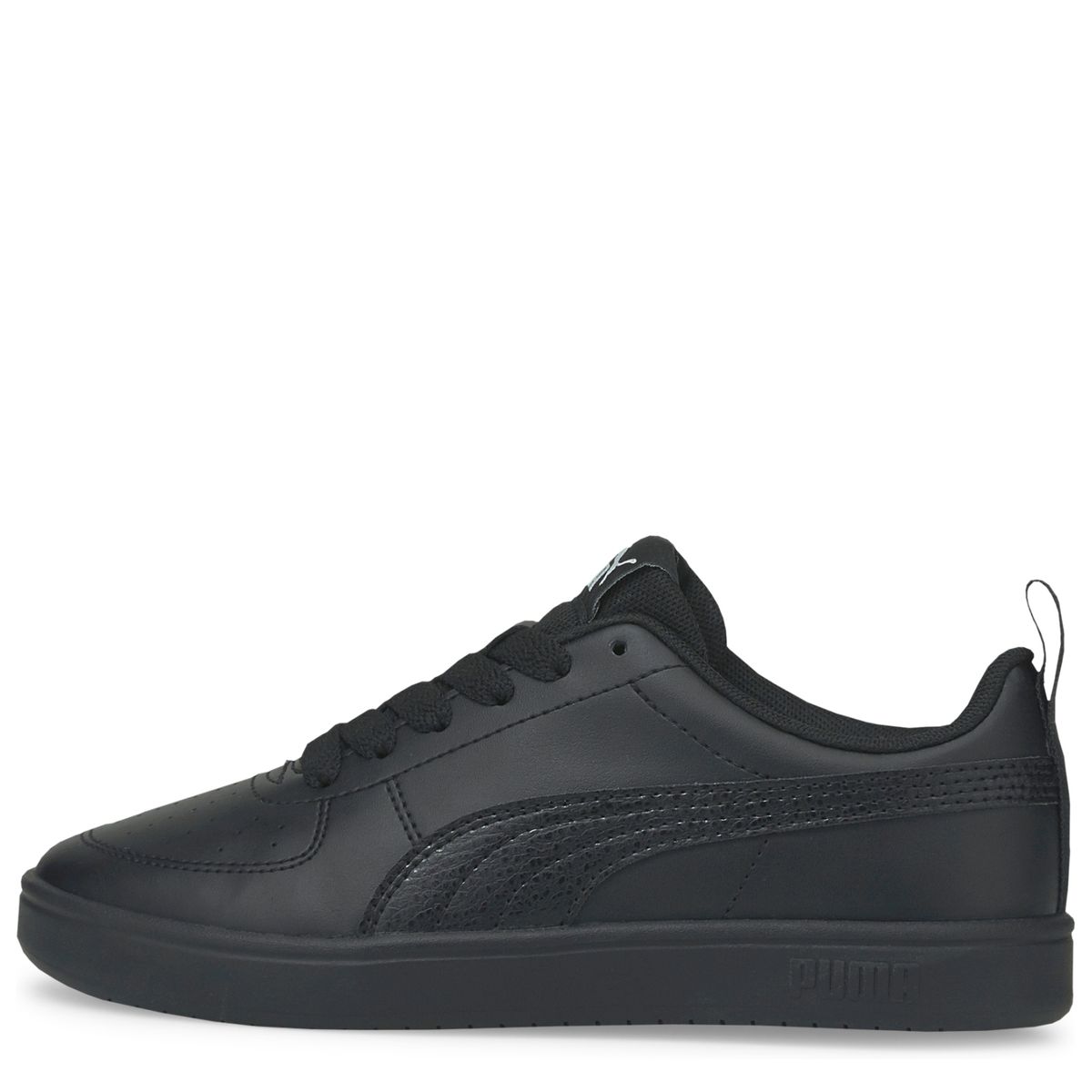 PUMA - Rickie Jr Zapatilla Urbana Unisex Niño Negro (35.5 a 38) Puma