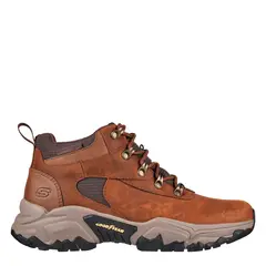 SKECHERS - Botín Hombre Café