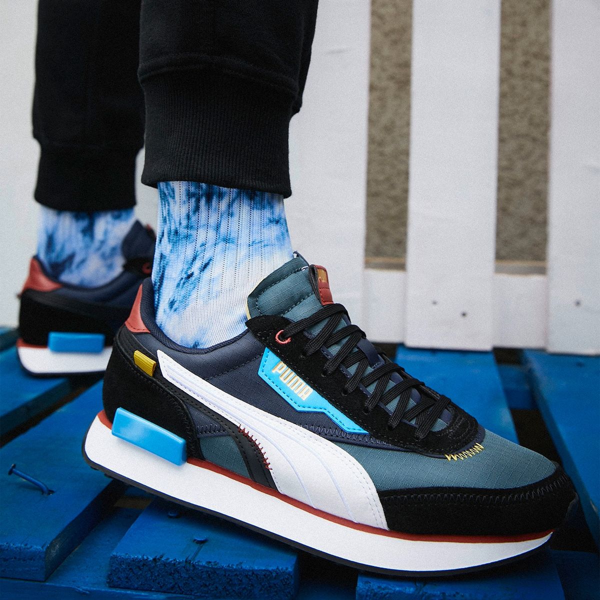 PUMA - Puma Zapatilla Urbana Hombre Negro