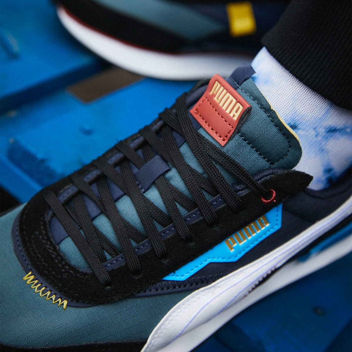 PUMA - Puma Zapatilla Urbana Hombre Negro