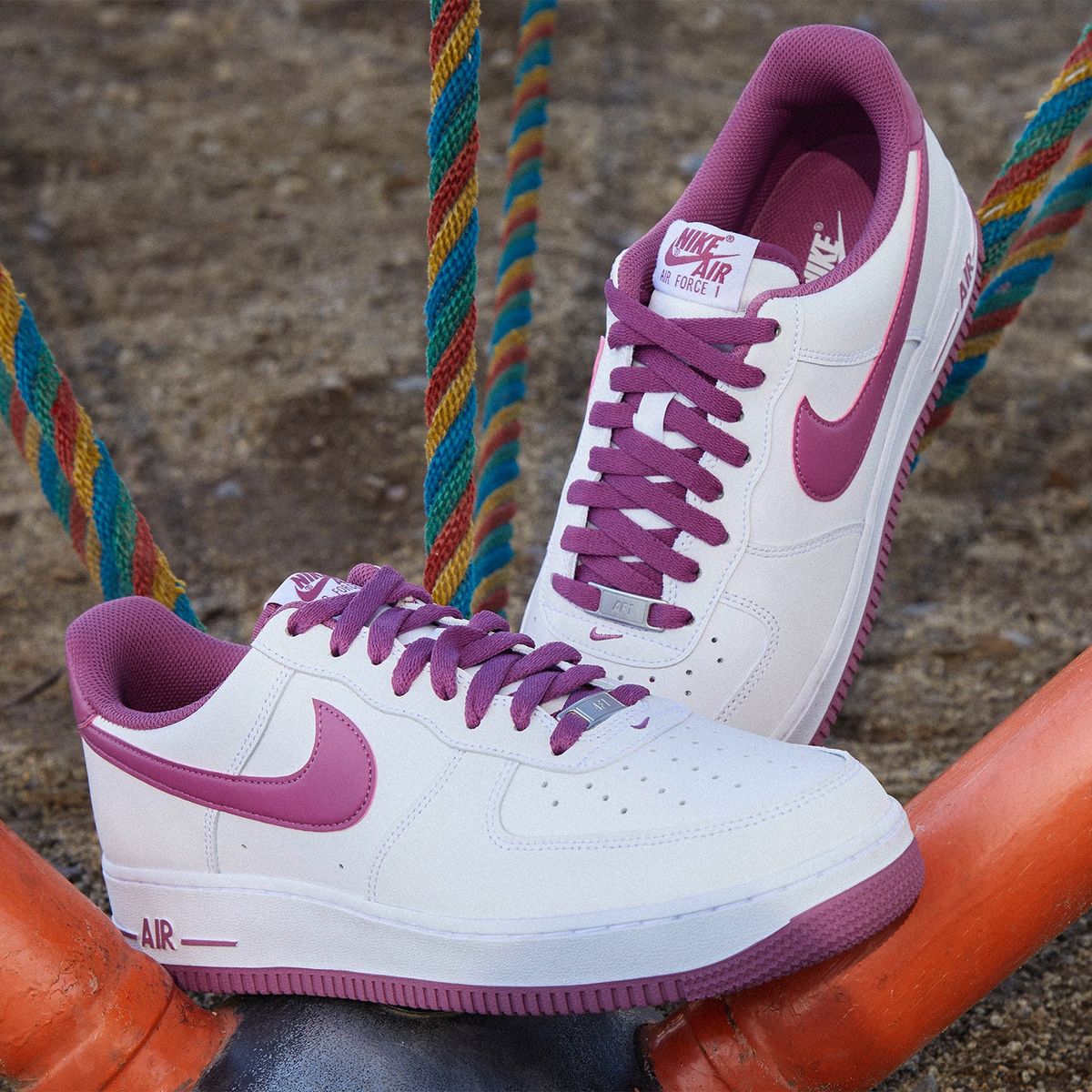 NIKE - Air Force 1 Low Zapatilla Urbana Hombre Cuero Blanco Nike