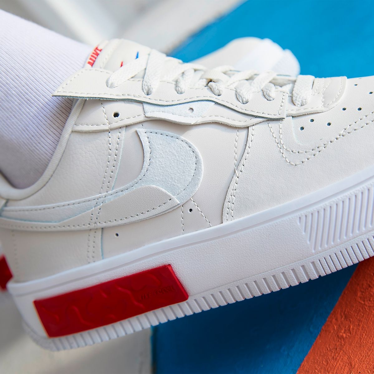 NIKE - Nike Air force 1 fontanka zapatilla urbana mujer beige/khaki