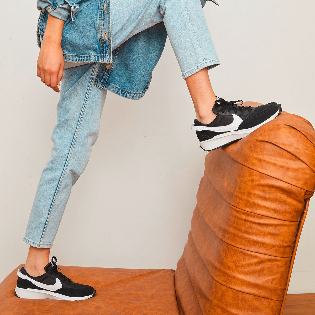 NIKE - Nike Waffle Debut Zapatilla Urbana Mujer Negro