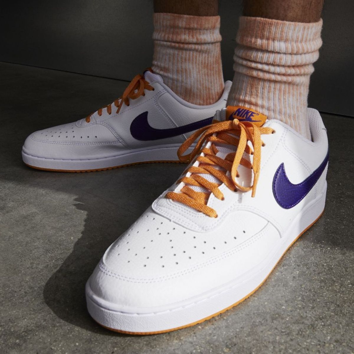 NIKE - Nike Court vision low zapatilla urbana hombre blanco