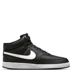 NIKE - Court Vision Mid Zapatilla Urbana Hombre Negro