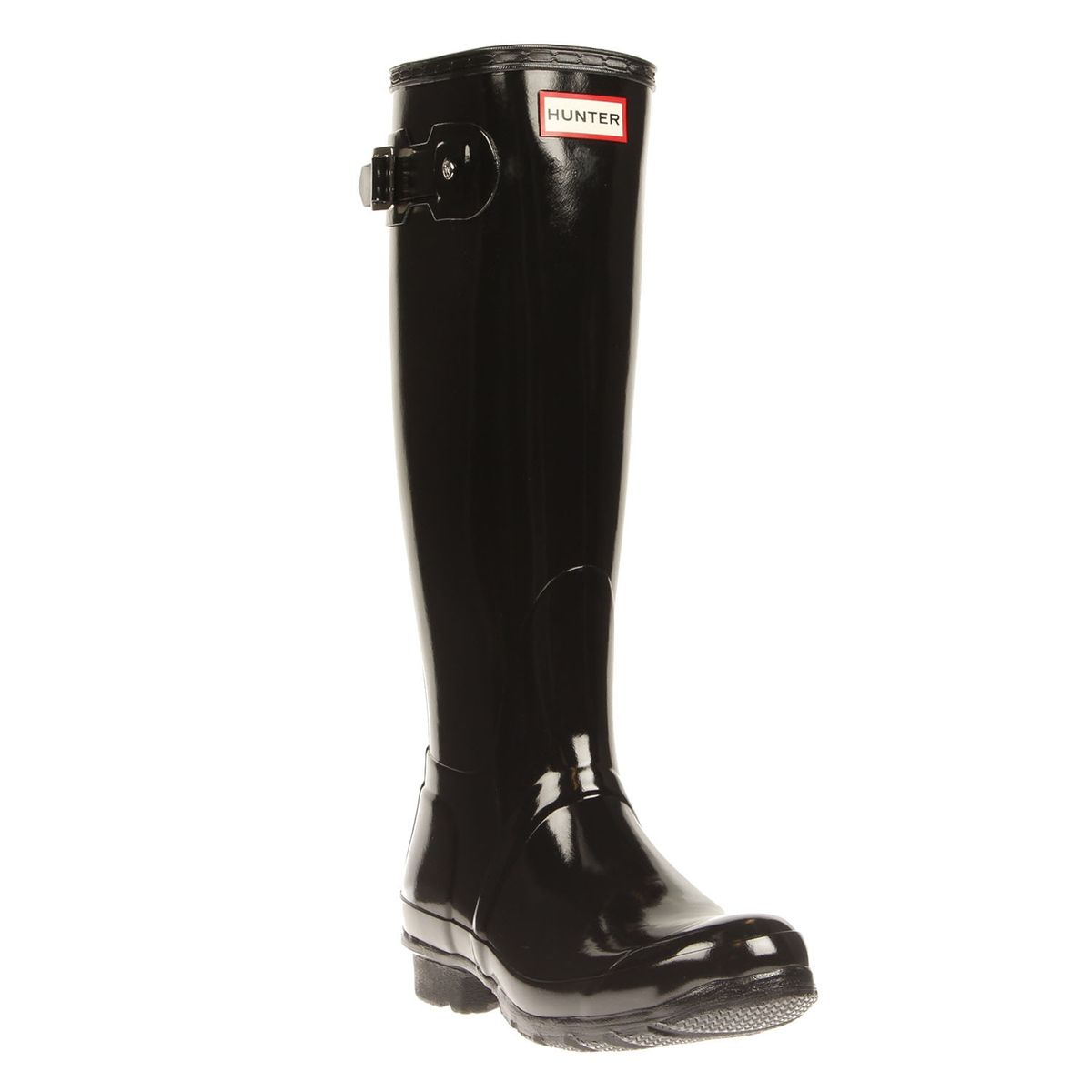 HUNTER - Bota de Agua Mujer Negra Hunter
