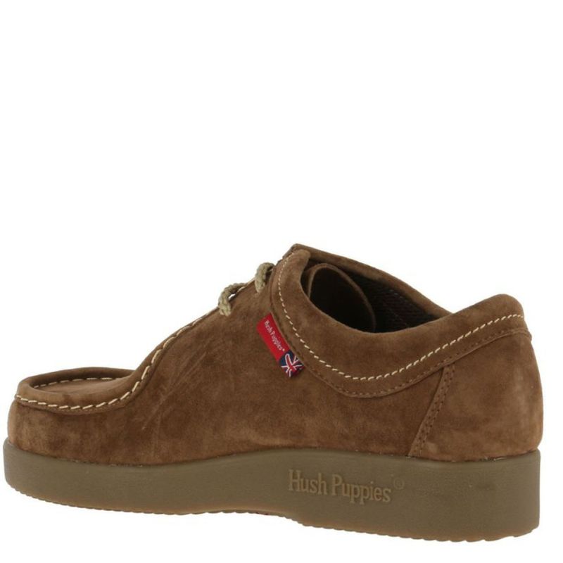 HUSH PUPPIES - Hush Puppies Zapato Casual Hombre Cuero Cafe