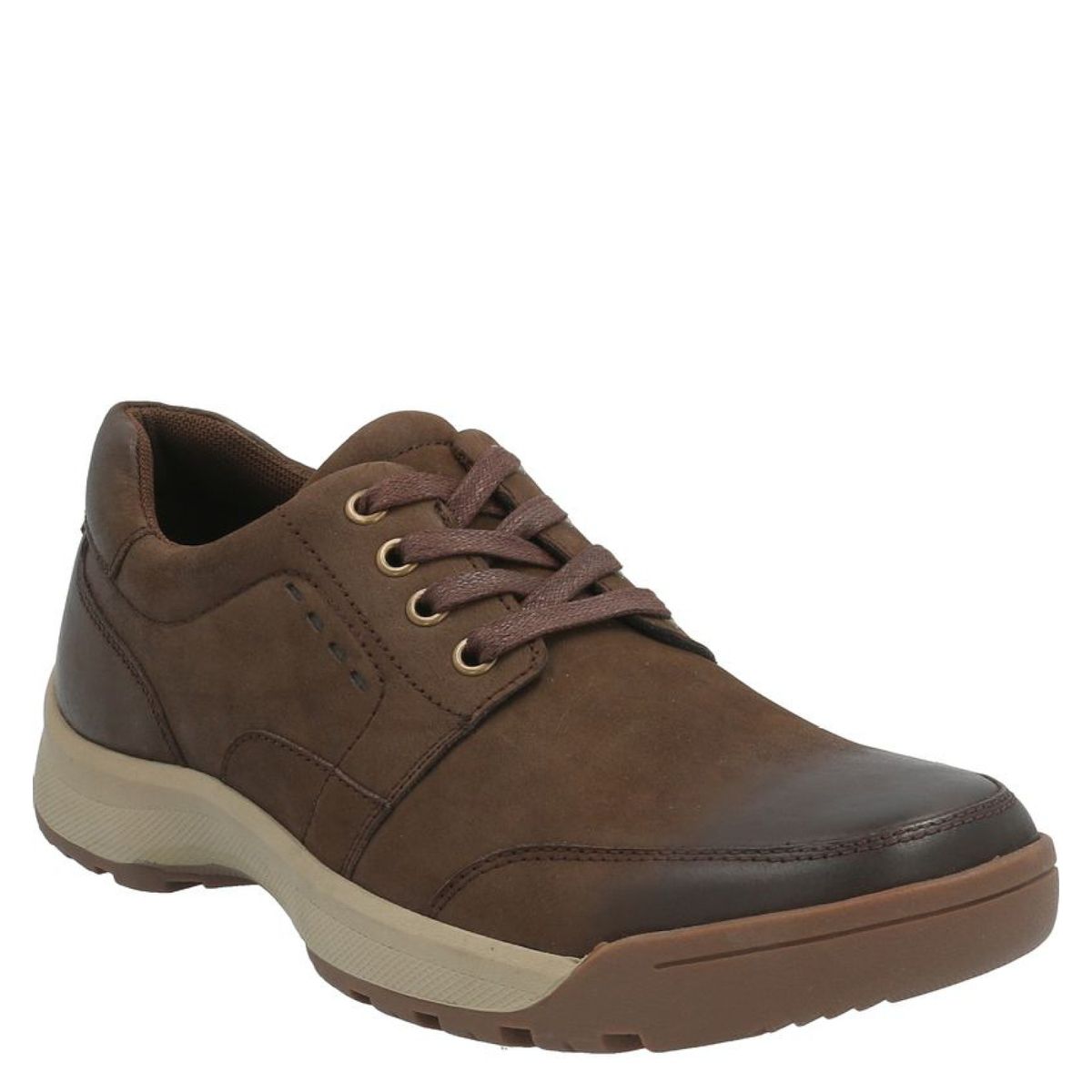 HUSH PUPPIES - Zapato Casual Hombre Cuero Café Hush Puppies
