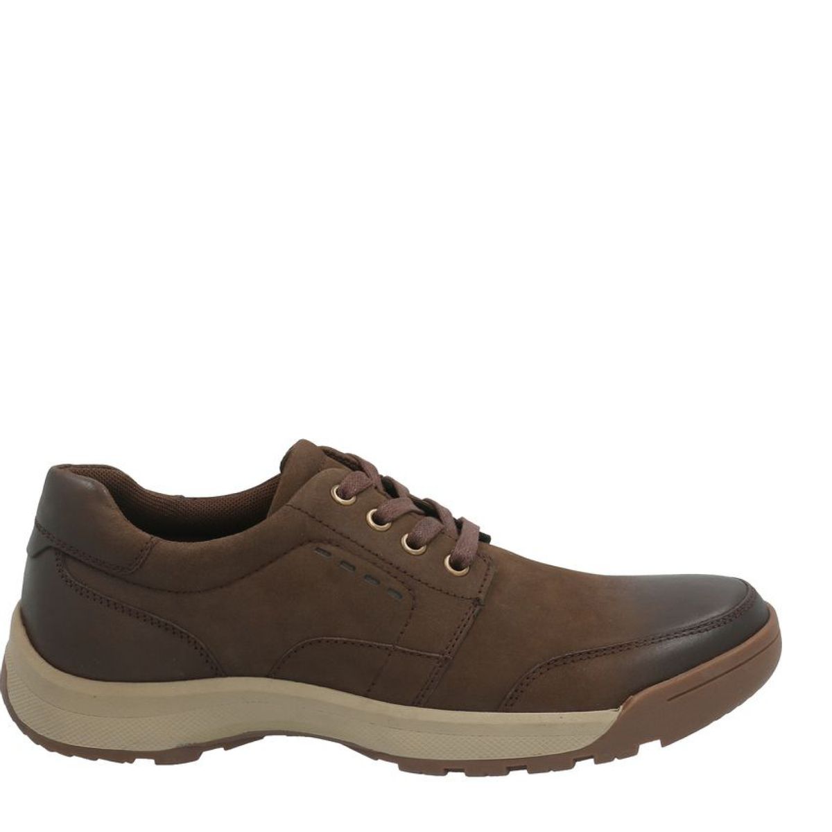 HUSH PUPPIES - Zapato Casual Hombre Cuero Café Hush Puppies