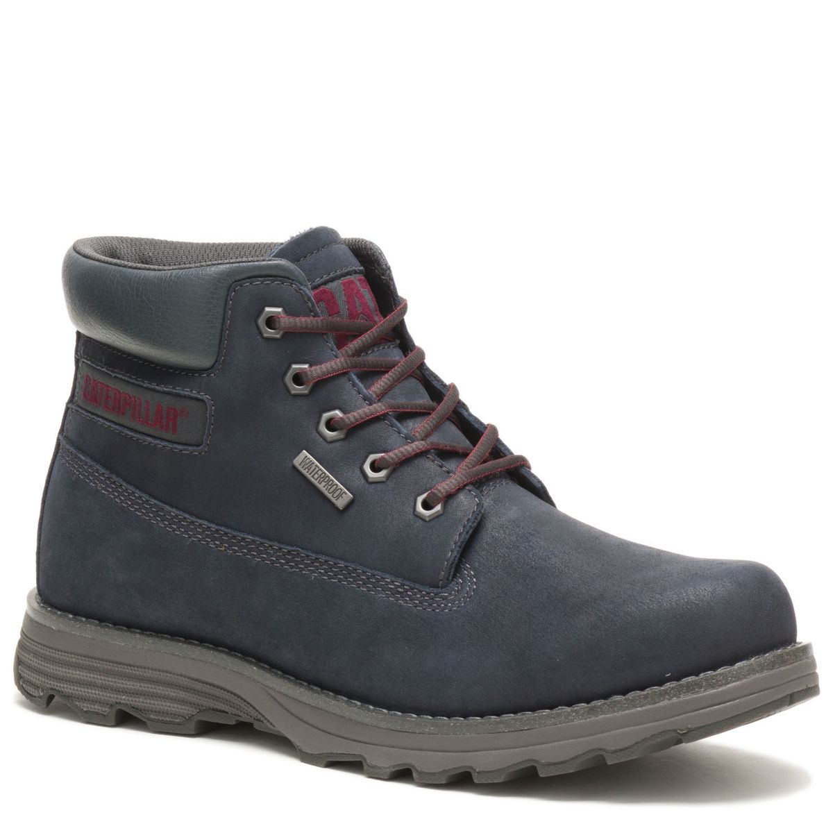 CAT - Cat Botin Hombre Cuero Azul