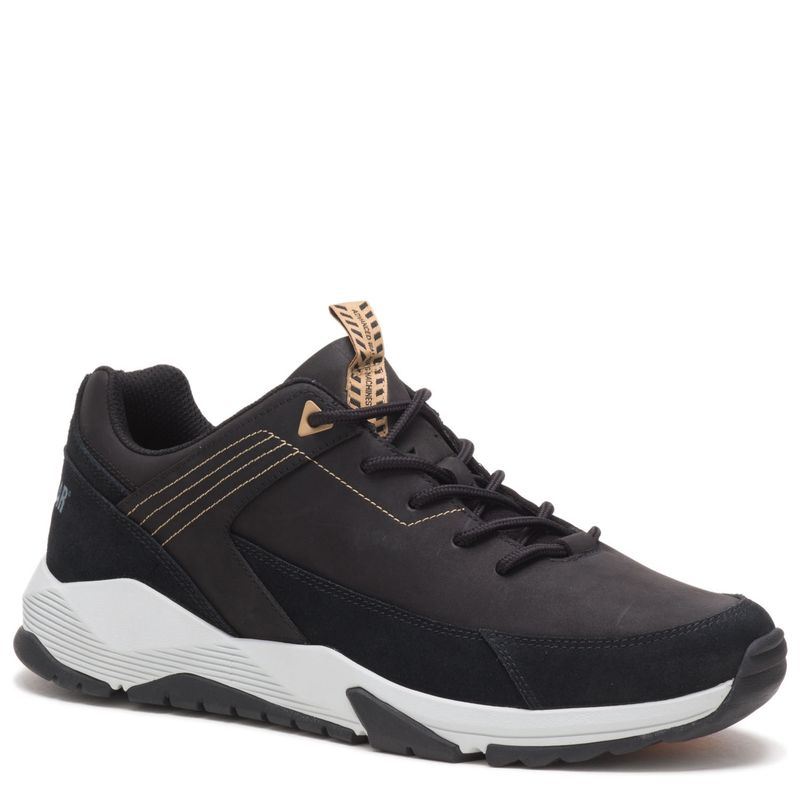 CAT - Cat Zapatilla Urbana Hombre Cuero Negro