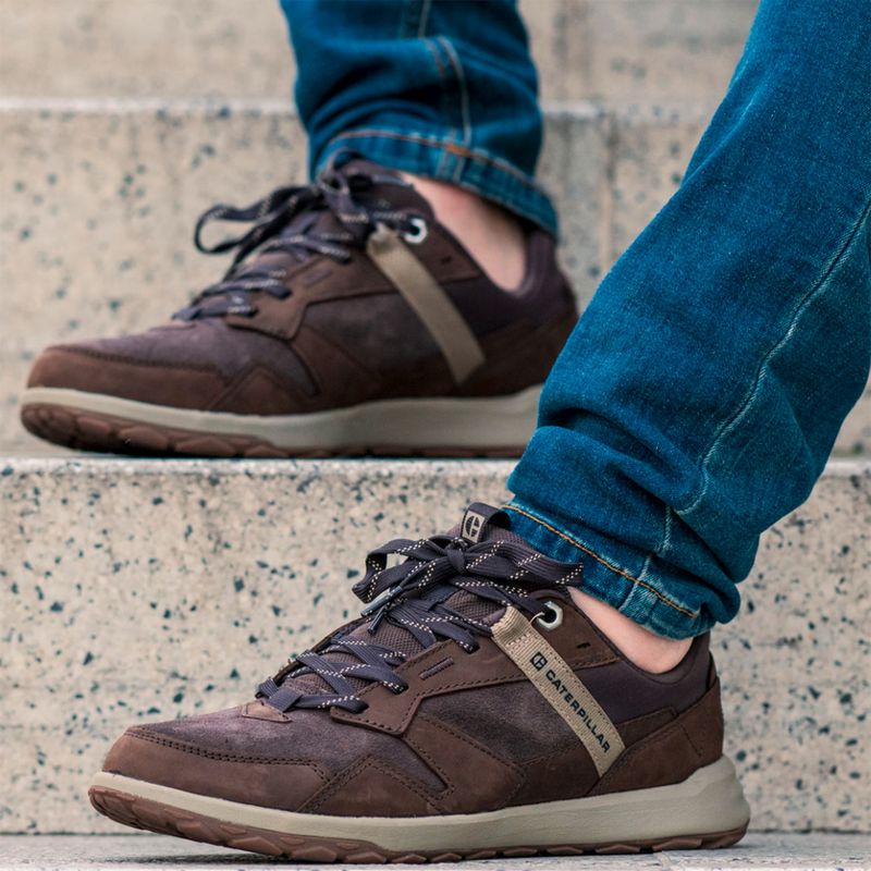 CAT - Quest Runner Zapatilla Urbana Hombre Café Cat