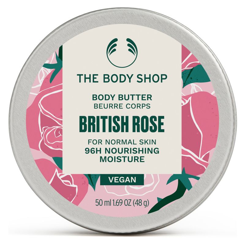 The Body Shop - Manteca Corporal Hidratante British Rose 50ML The Body Shop