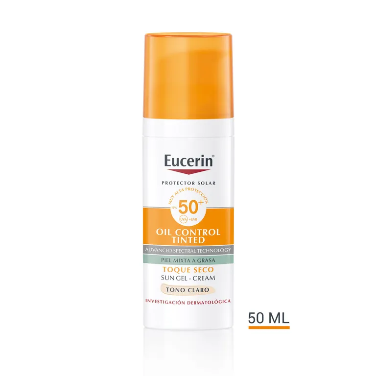 Protector Solar Oil Control Tono Claro Facial FPS50+ 50ml
