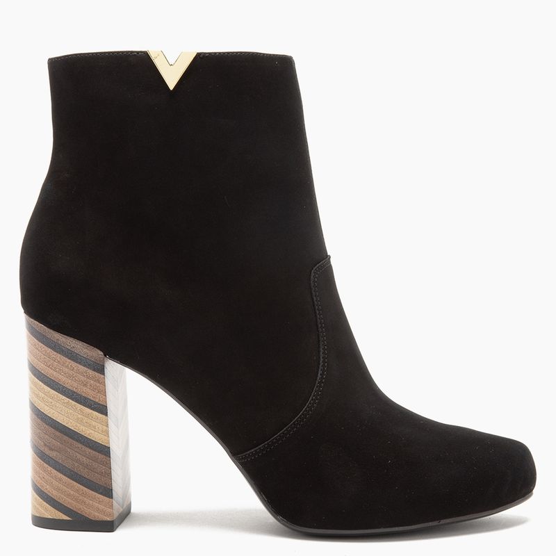 GACEL Gacel Botín Mujer Cuero Negro | falabella.com