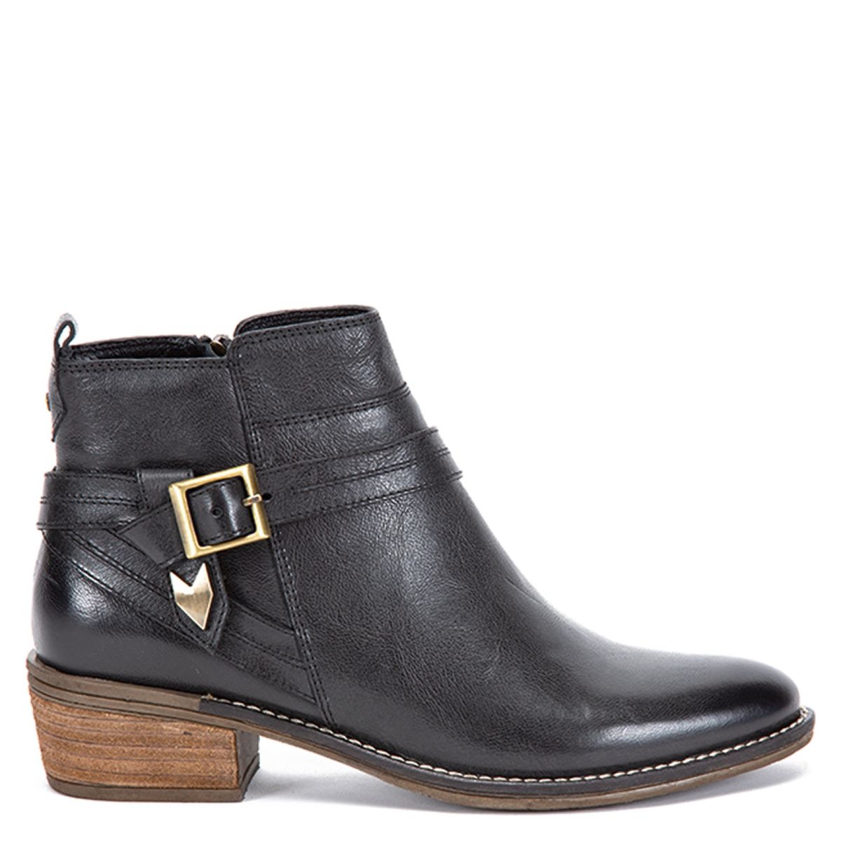 GACEL - Gacel Botin mujer cuero negro