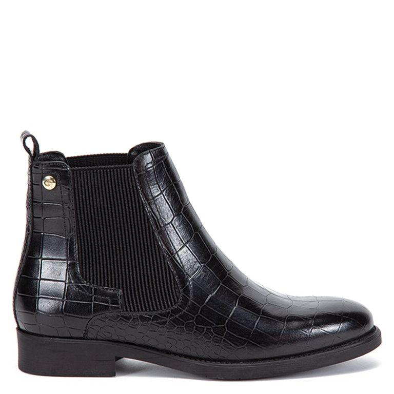 GACEL Gacel Botín Mujer Cuero Negro | falabella.com
