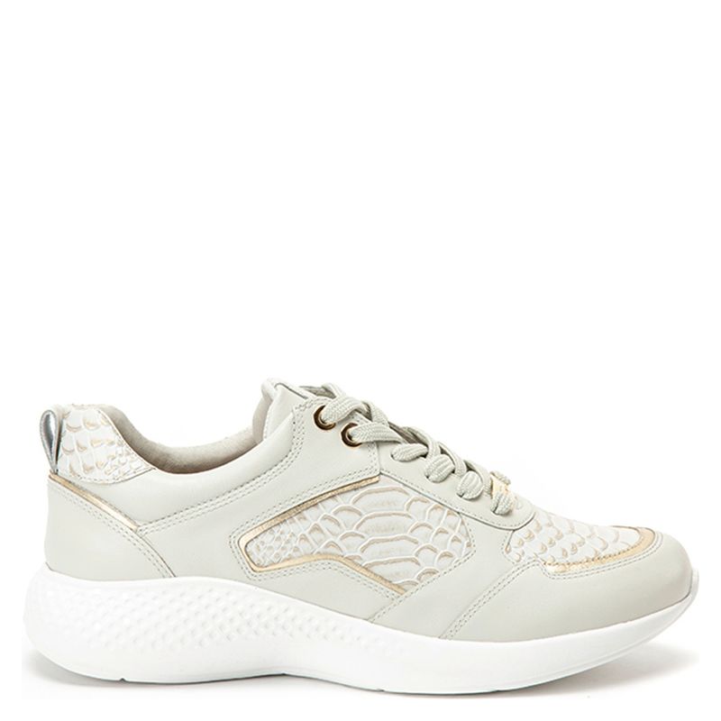 GACEL - Gacel Zapatilla urbana mujer cuero gris