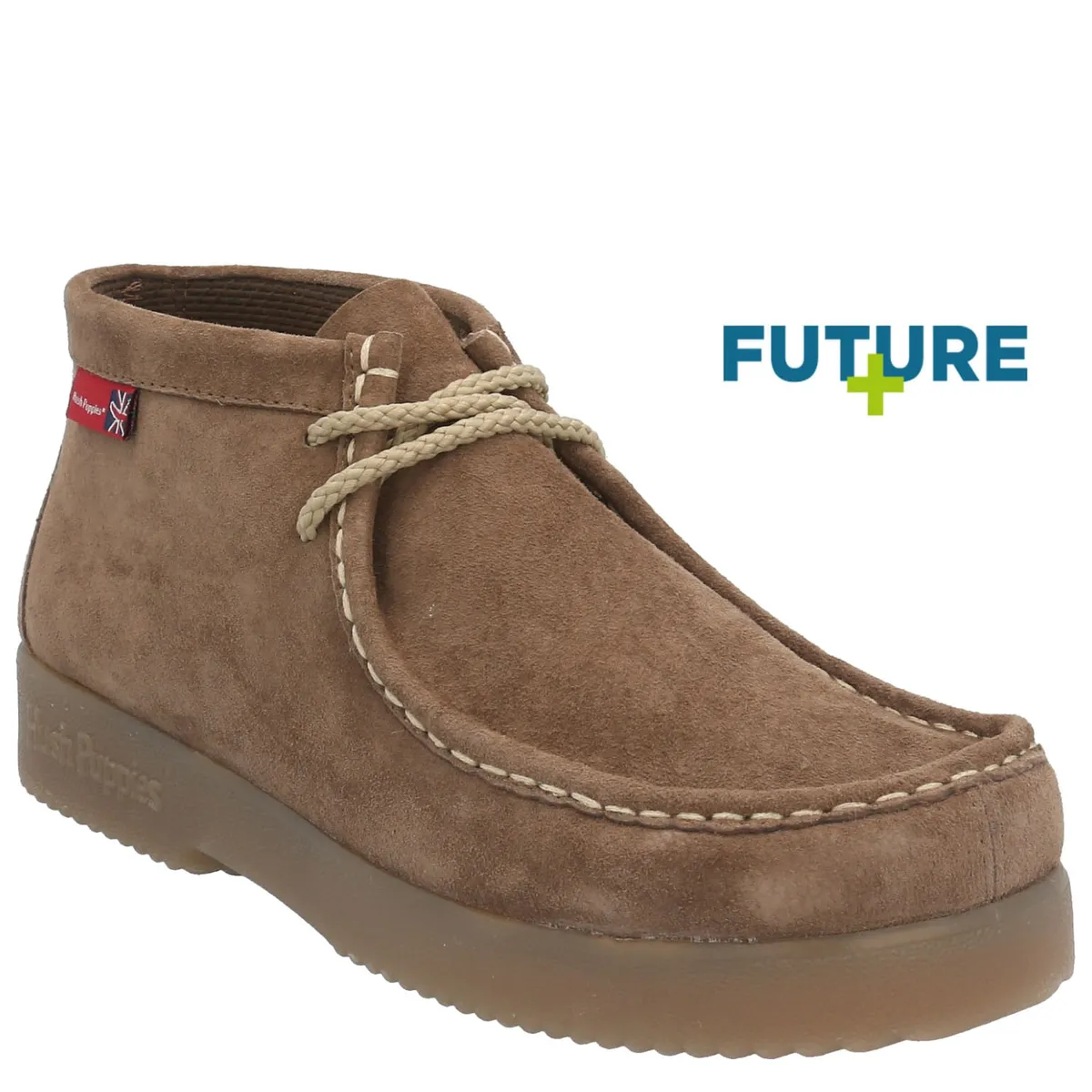 HUSH PUPPIES - Botin Mujer Cuero Café Hush Puppies