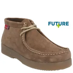 HUSH PUPPIES - Botin Mujer Cuero Café
