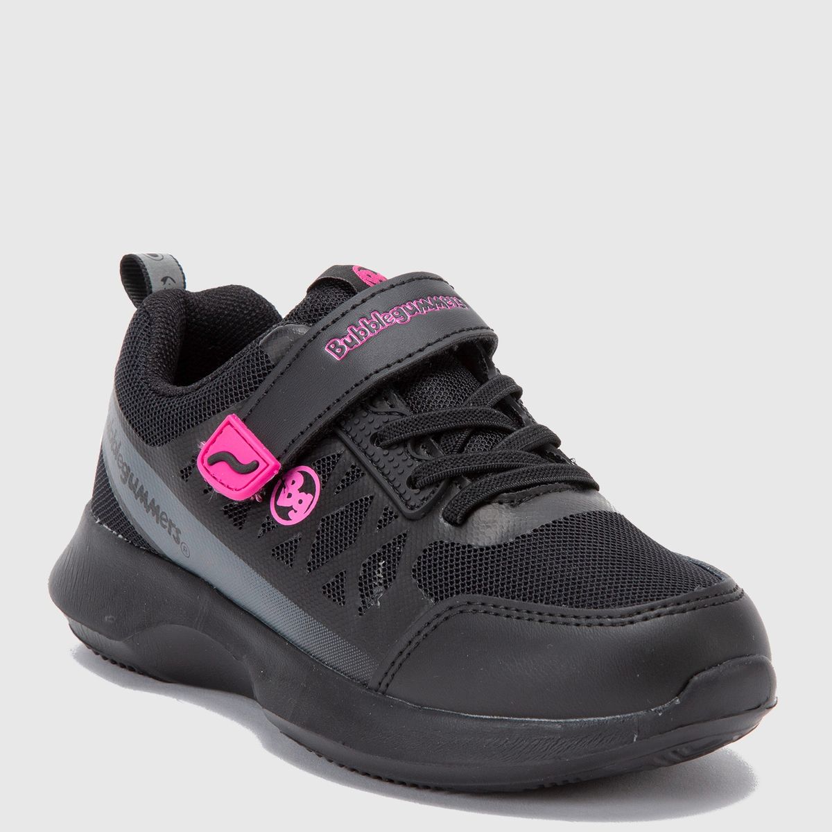BUBBLE GUMMERS - Zapatilla Escolar Niña Negra (26 a 29) Bubble Gummers