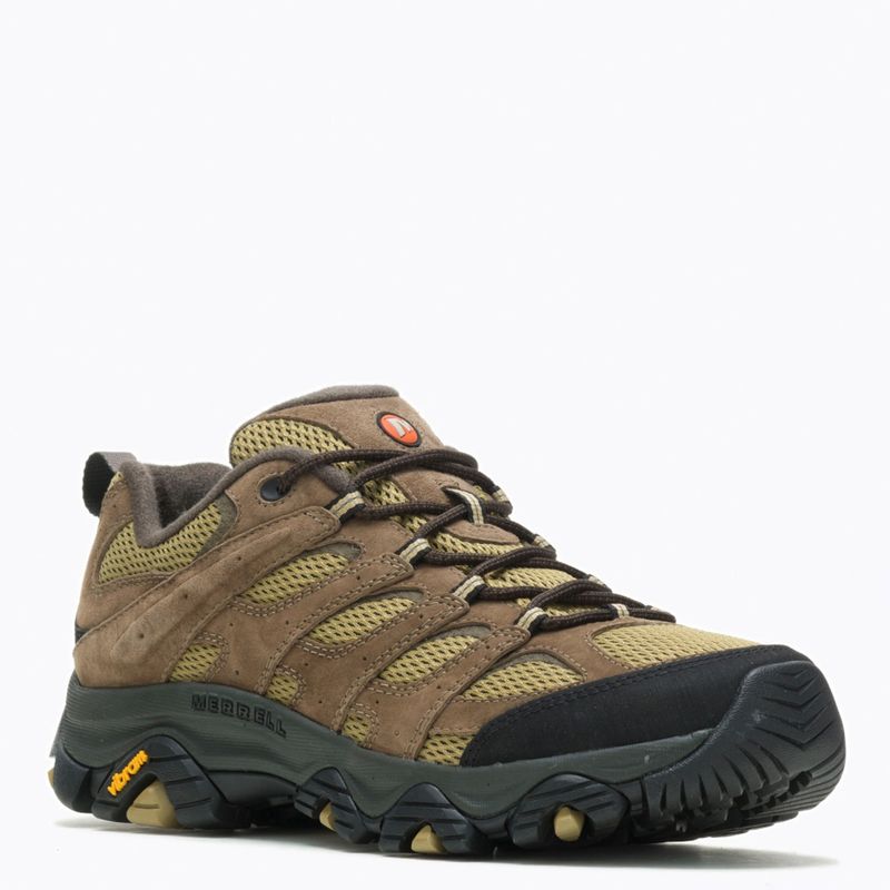 MERRELL - Moab 3 Zapatilla Outdoor Hombre Cuero Cafe Merrell