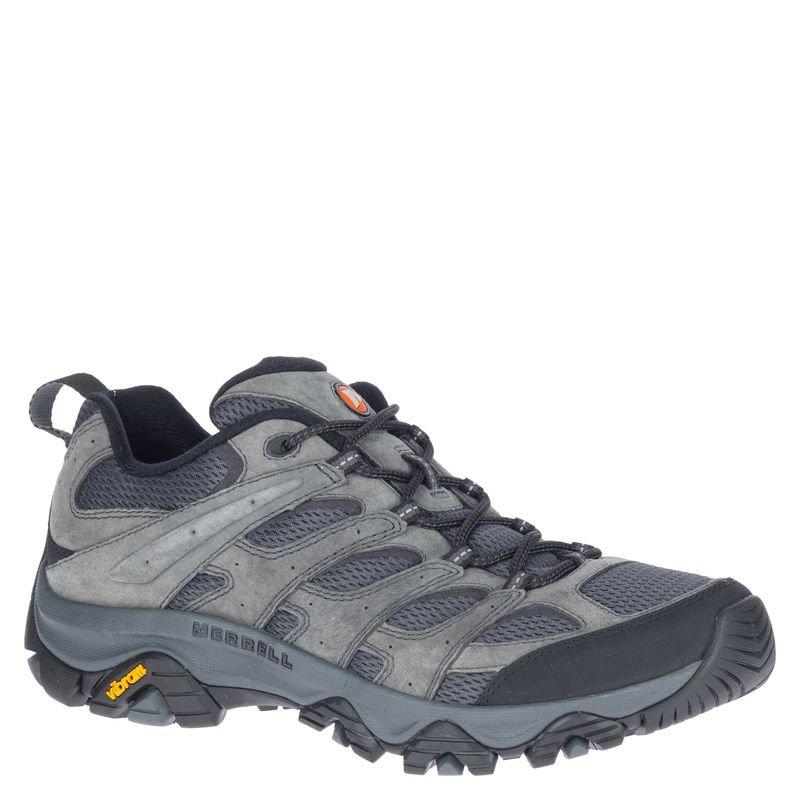 MERRELL - Moab 3 Zapatilla Outdoor Hombre Cuero Gris Merrell