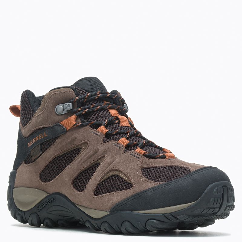 MERRELL - Yokota 2 Mid Wp Zapatilla Outdoor Hombre Negro Merrell