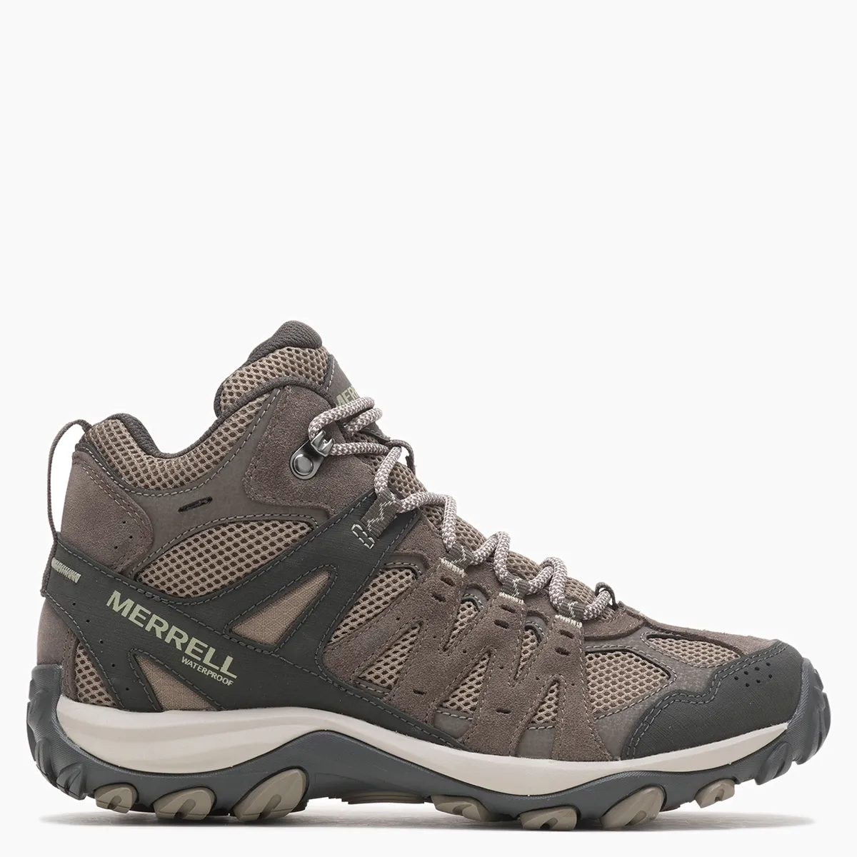 MERRELL - Accentor 3 Mid Zapatilla Outdoor Mujer Impermeable Café Merrell