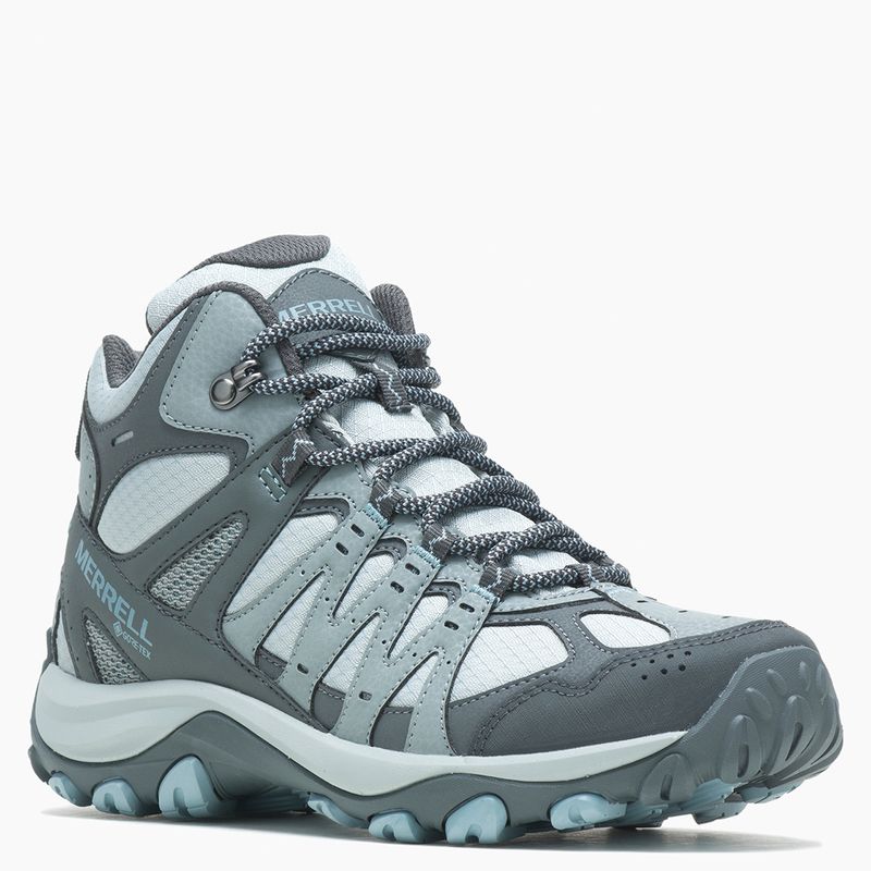 MERRELL - Accentor 3 Sport Mid Zapatilla Outdoor Mujer Gris Goretex Merrell