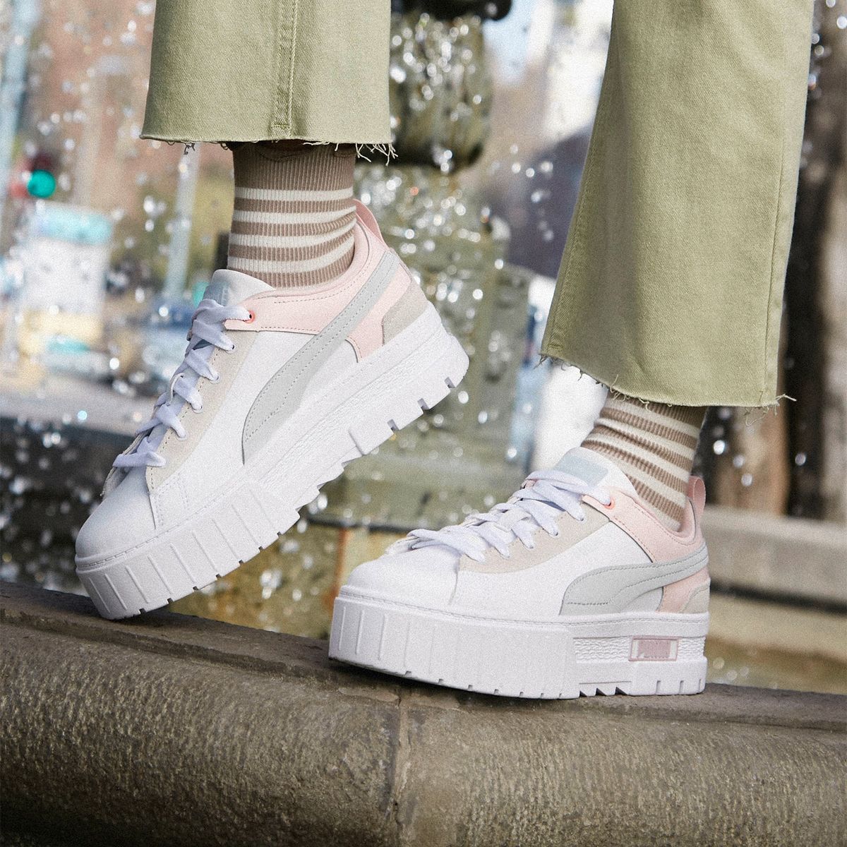 PUMA - Puma Puma mayze rare zapatilla urbana mujer blanco