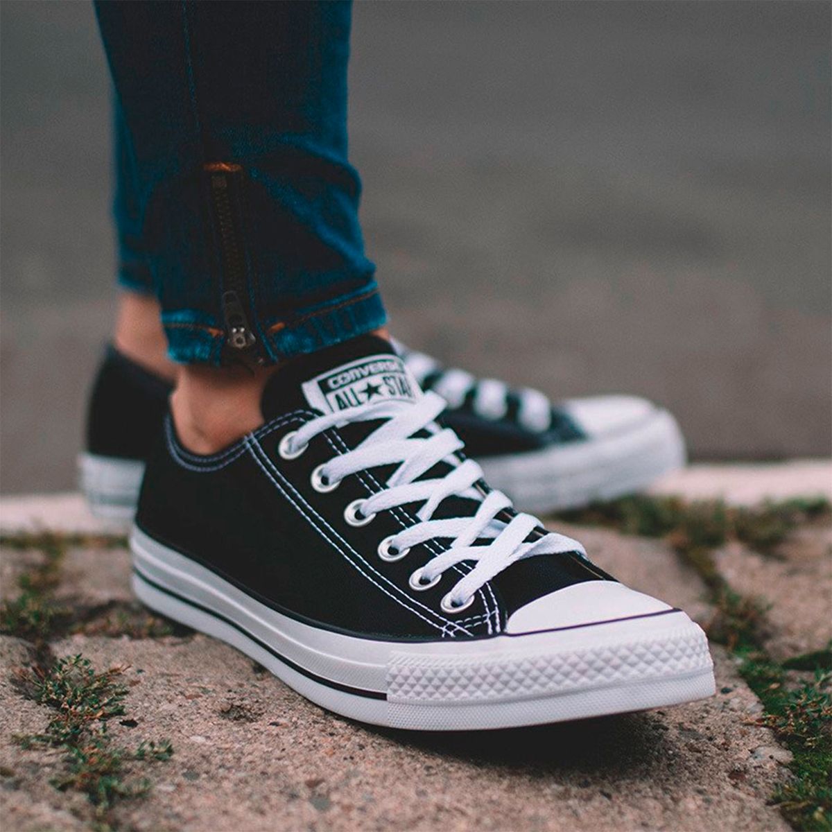 CONVERSE - Zapatilla Urbana Mujer Negro Converse