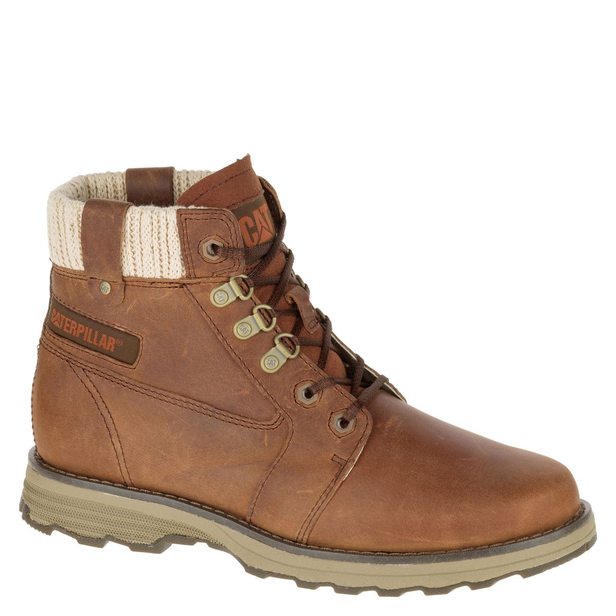 CAT - Cat Bota Mujer Cuero Cafe