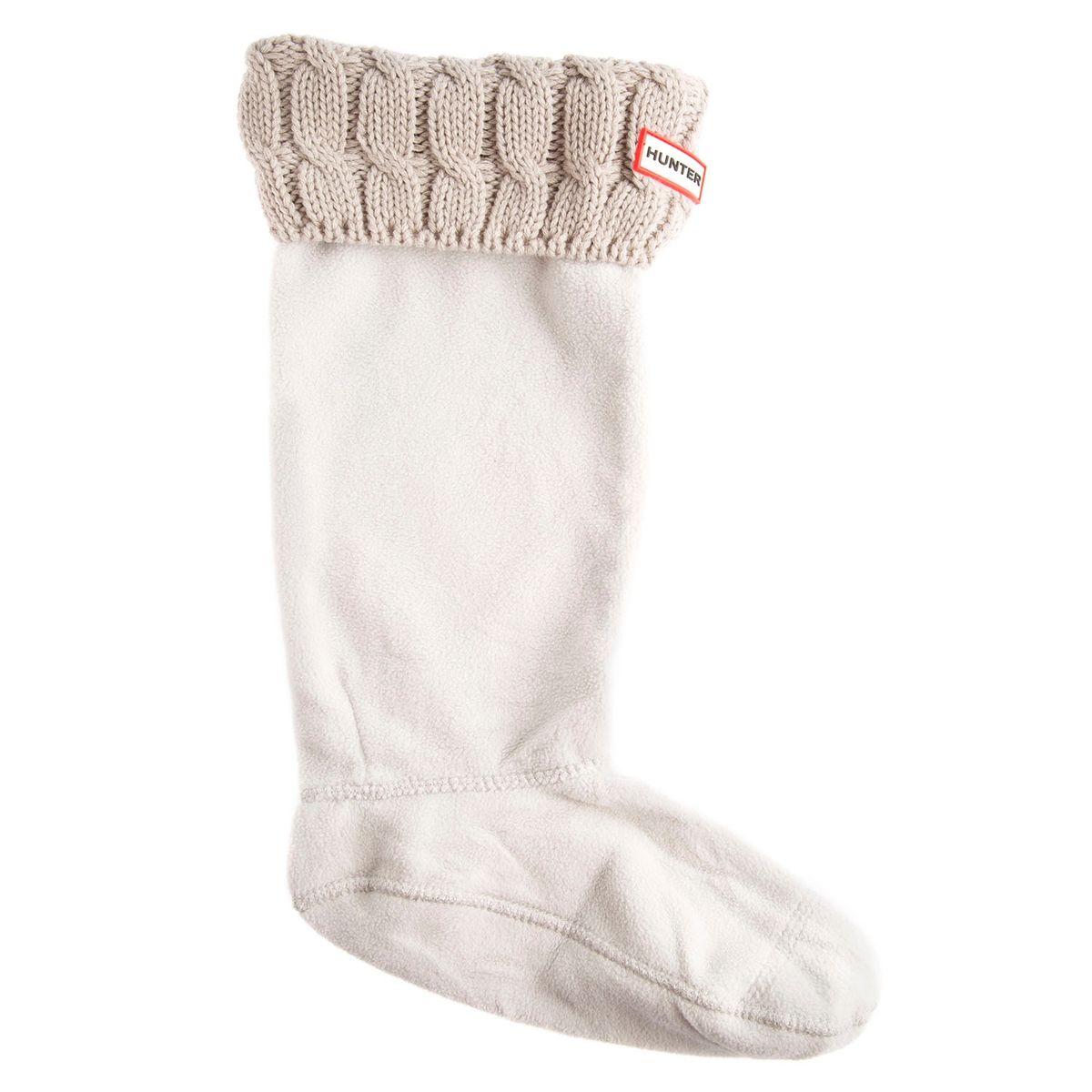 HUNTER - Calcetin Bota Mujer Blanco Hunter