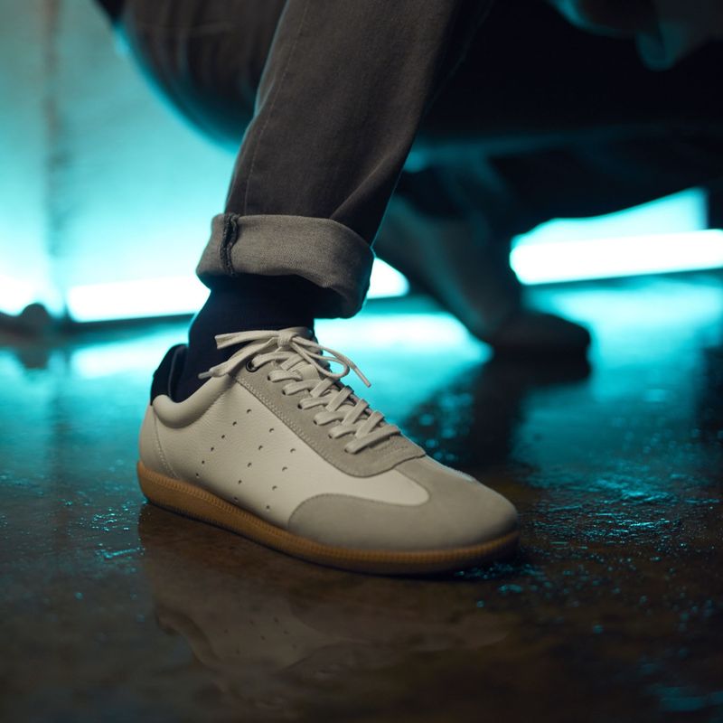 GUANTE - Guante Zapatilla urbana hombre cuero blanco