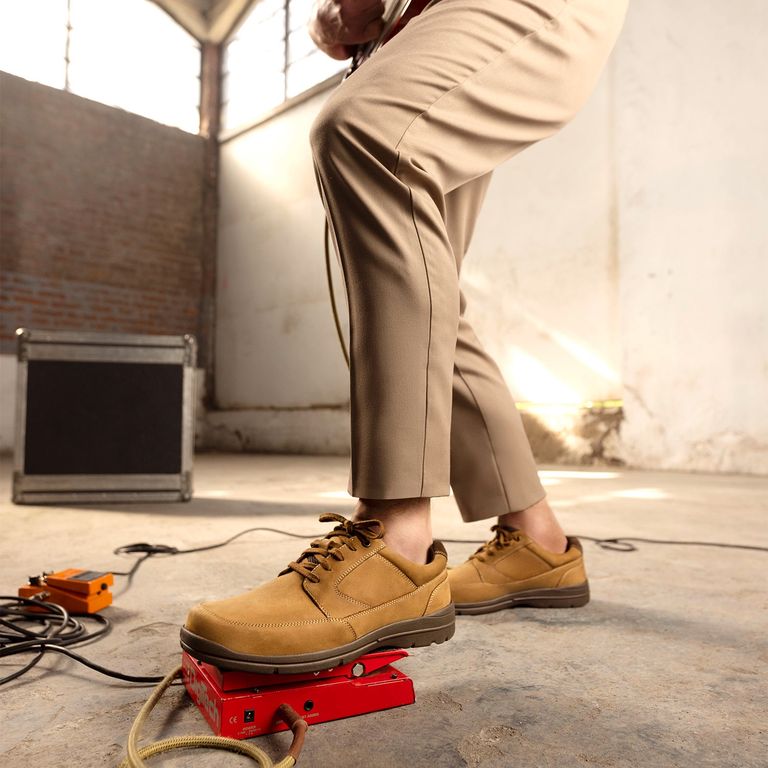 Zapato Casual Hombre Cuero Café