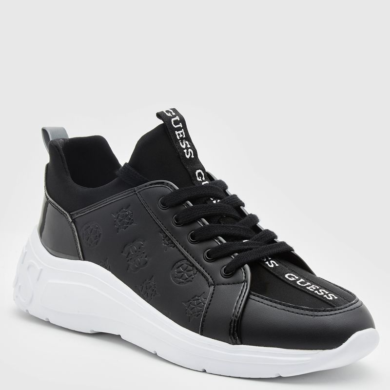 GUESS - Zapatilla Urbana Mujer Negra