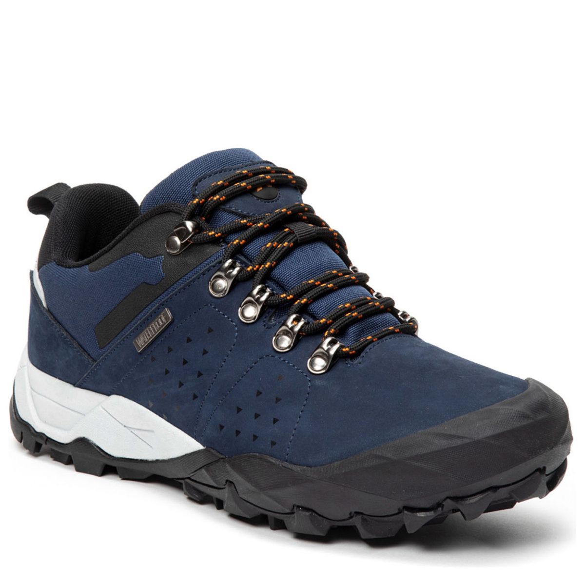 GUANTE - Zapatilla Urbana Hombre Cuero Azul Guante