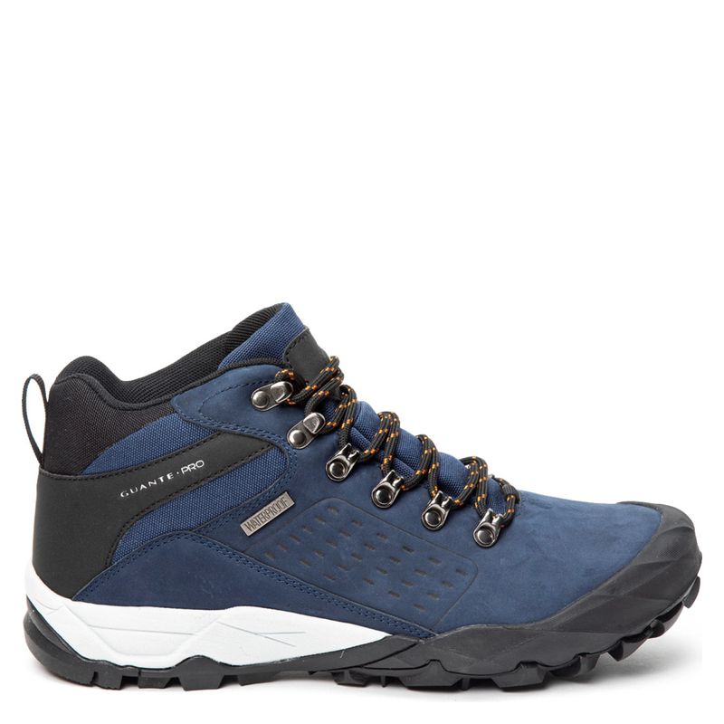 GUANTE - Guante Botin hombre cuero azul