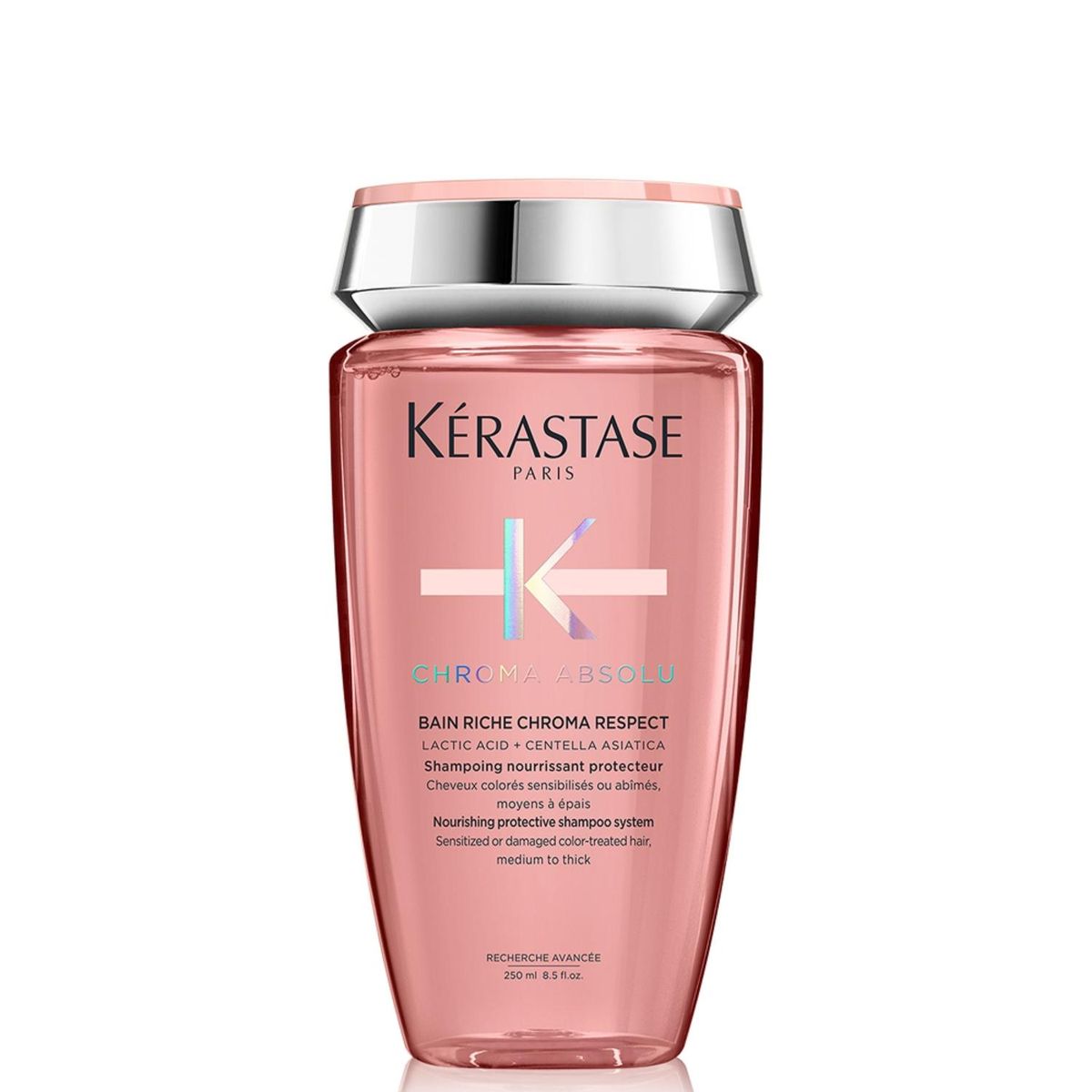 KERASTASE - Shampoo Protección Del Color Cabello Grueso Bain Riche Chroma Respect Chroma Absolu 250ml Kerastase